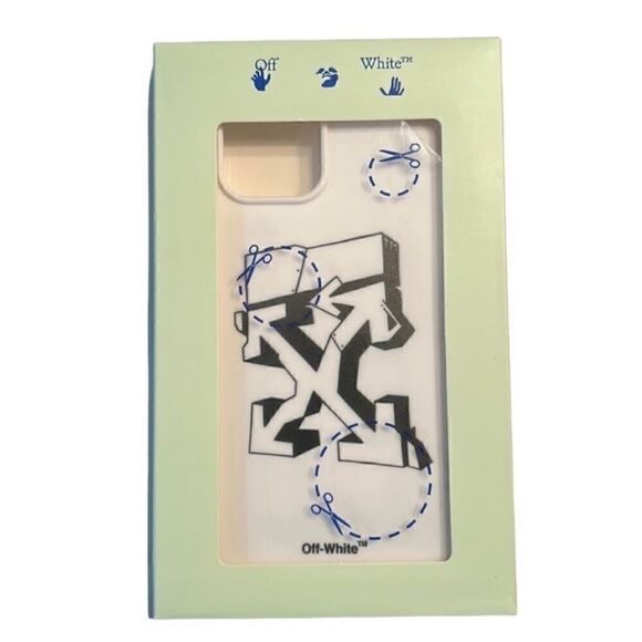 Authentic Unisex Off White 12/12Pro Phone
White Case. - Picture 1 of 6